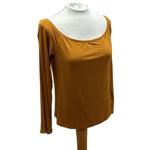 Forever 21 Off Shoulder Long Sleeve Top